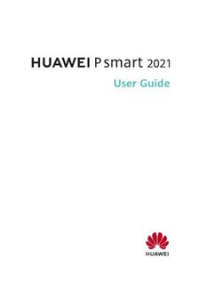 Huawei P Smart 2021 manual. Smartphone Instructions.